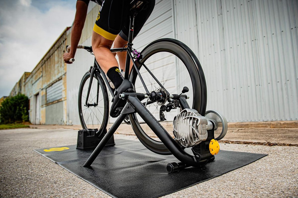 Fiets trainer blokken - Klimblokken fietstrainer - Stabiel fietsen binnen - Uniek 3-level ontwerp - Stapelbaar - Zwart