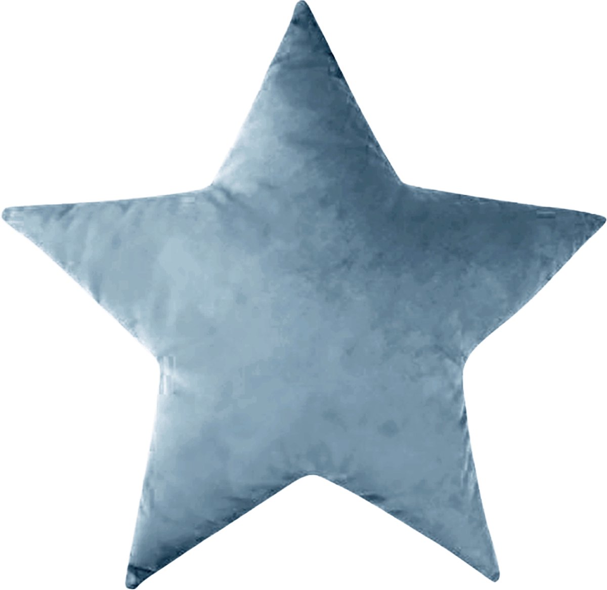 Decordruk Velvet Serie - Sierkussen - Blauw - Stervormig - 42cm