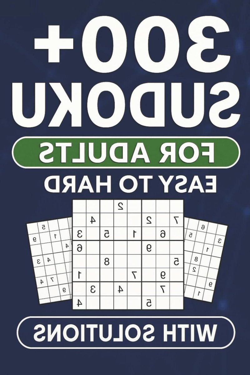Sudoku Puzzelboek - Hersentraining Spel - Ontspannen Denken - 300+ Puzzels - 15 x 23 cm - Niet gespecificeerd