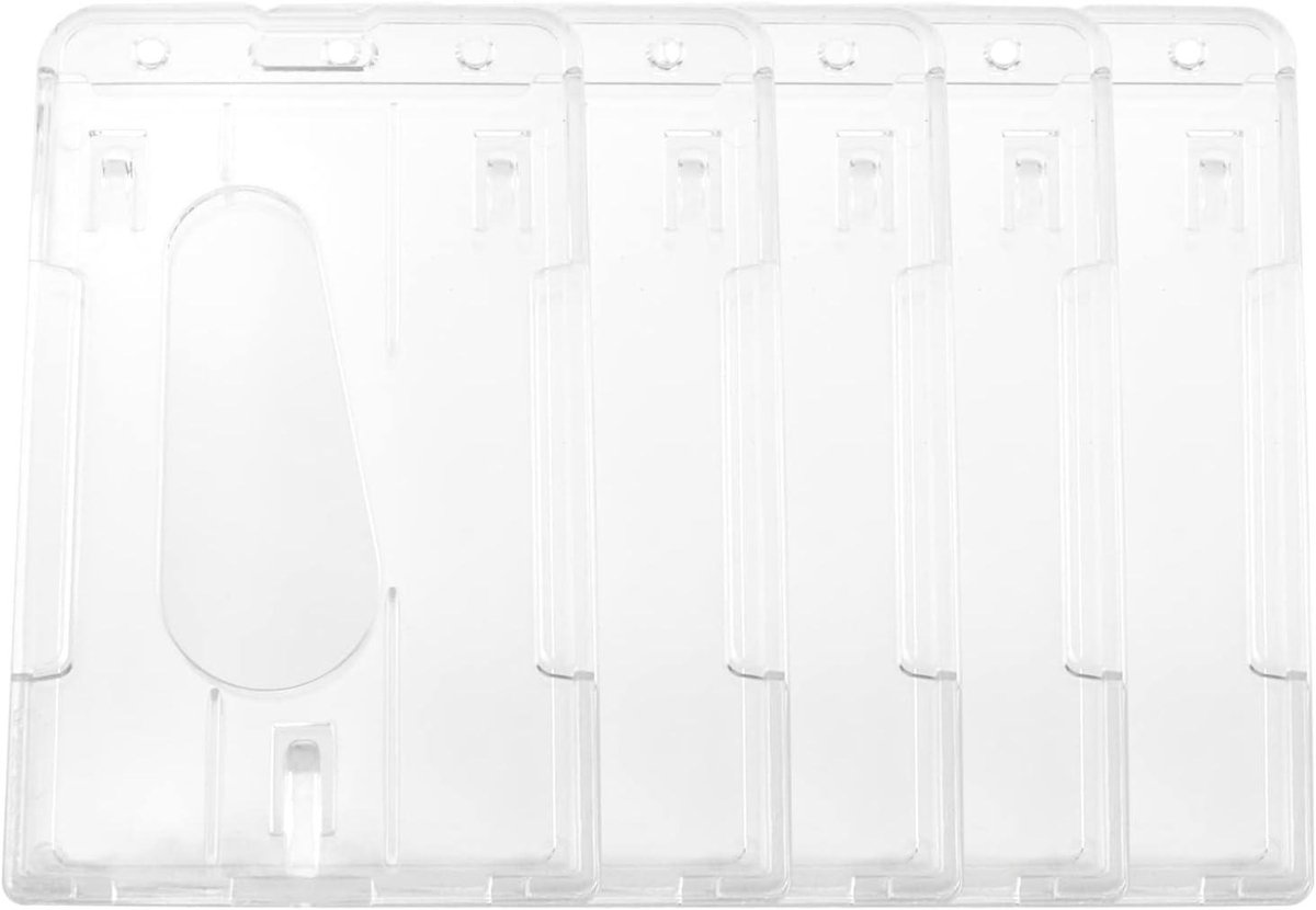 Badge Houders - Kaarthouders ID - Kaarten Beschermen - Duimsleuf - 89 cm x 58 cm - Transparant