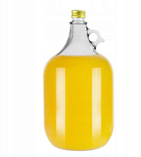 Bimberek Dama - Glazen Wijnballon - 5L - Metalen Deksels — afbeelding 2