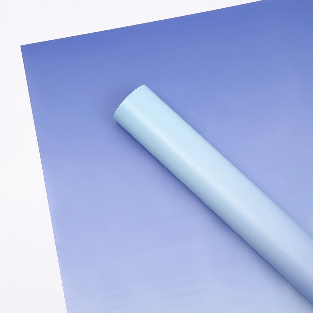 Folia florystyczna - Gradient - Blauw - Arkuszen - 50x58 cm