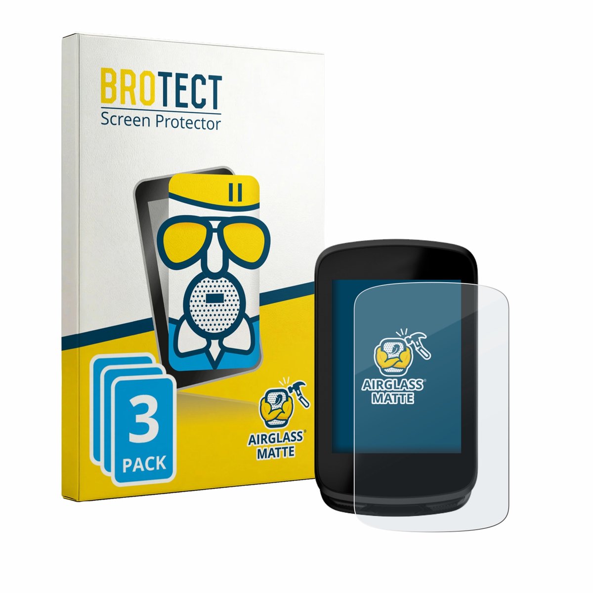 BROTECT - Screenprotector voor Magene C606 V2 - Folie Beschermfolie Beschermglas matte 3 Stuks