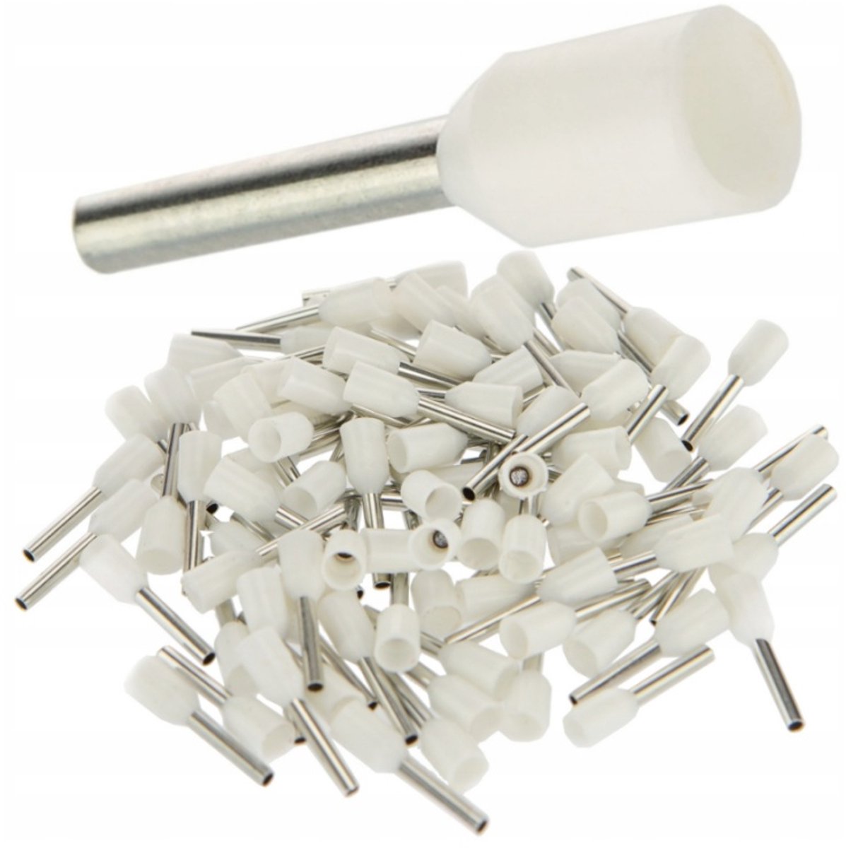 Trytyt Serie - Geïsoleerde Busconnector - 0,75 mm² - Witte Kleur - Koperen Materiaal