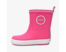 Druppies Regenlaarzen Kinderen - Roze Rubber Laarzen - Meisjes - Jongens - Fashion Boot - Maat 29