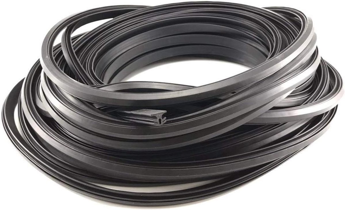 Terrasvoegband - Voegenband vloervulprofiel - Terras afdichten - Met anti-rekdraad - 5-7 mm 100 m - Zwart