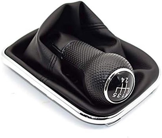 Schakelpookknop - Pookknop Gaitor Boot - Auto Rijden Verbeteren - 5 Versnellingen Design - 23 mm - Zilver — afbeelding 5