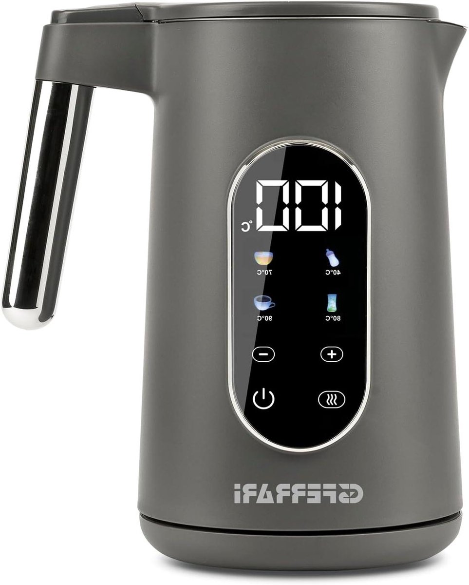 Elektrische Waterkoker - Thee Ketel - Thee Zetten - Instelbare Temperatuur - 1.7 Liter - Wit