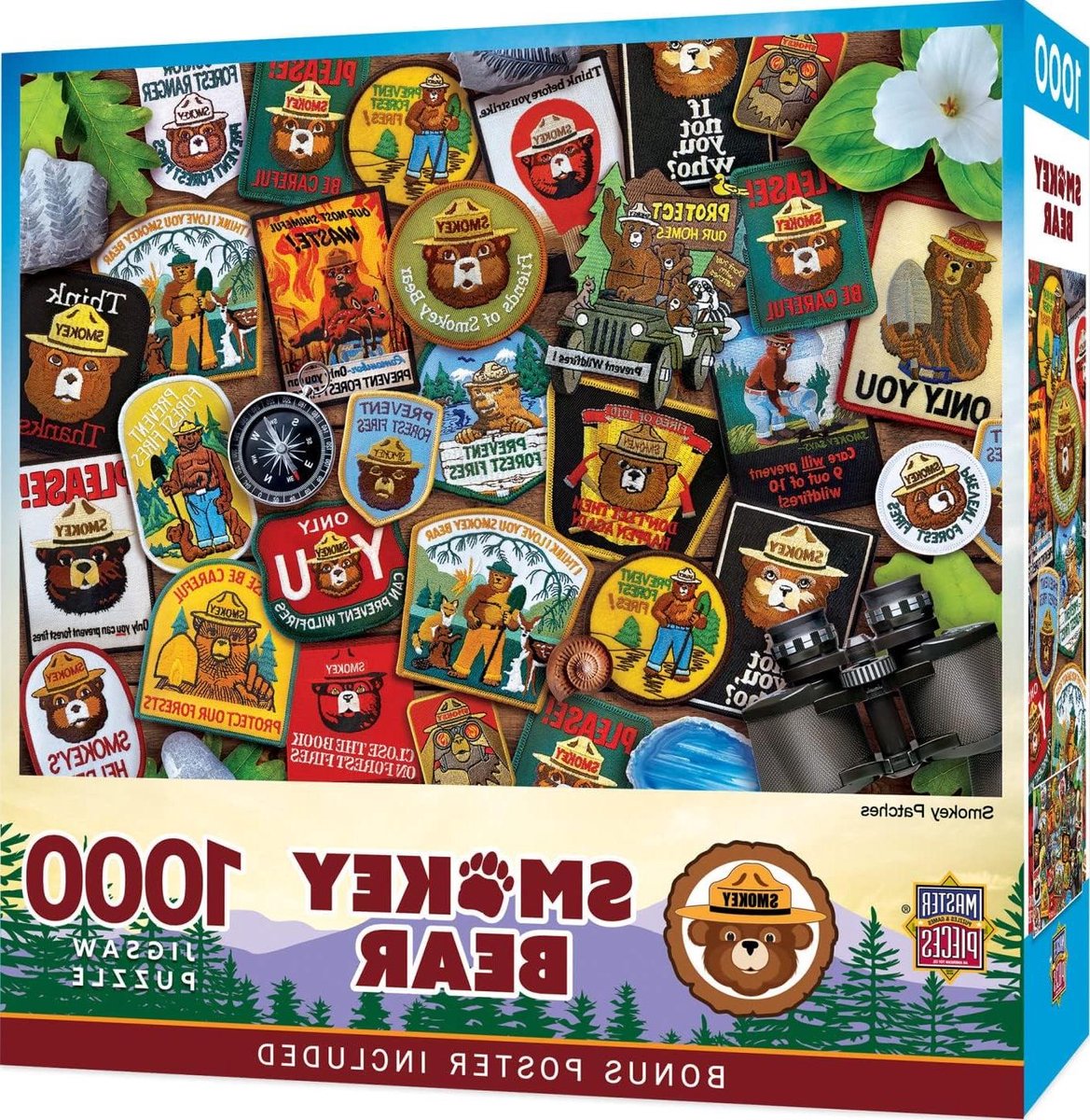 Legpuzzel - Puzzelspel Houtpuzzel - Ontspannen Vrije Tijd - Nostalgische Patches - 20 x 27 inches - Meerdere Kleuren