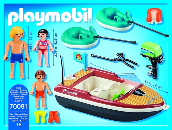 Playmobil 70091 Family Fun Motorboot van playmobil — afbeelding 2