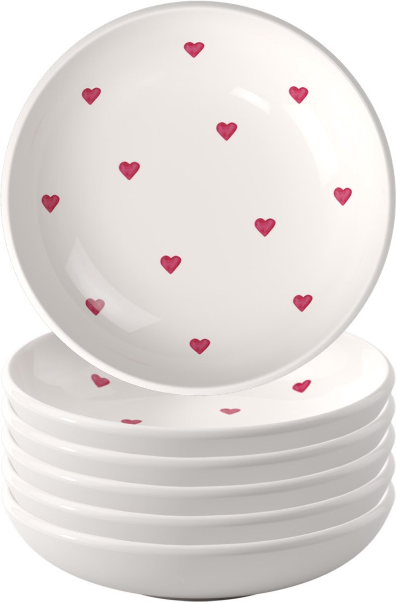 Dipschalen With Love ø 11,7 cm Set van 6