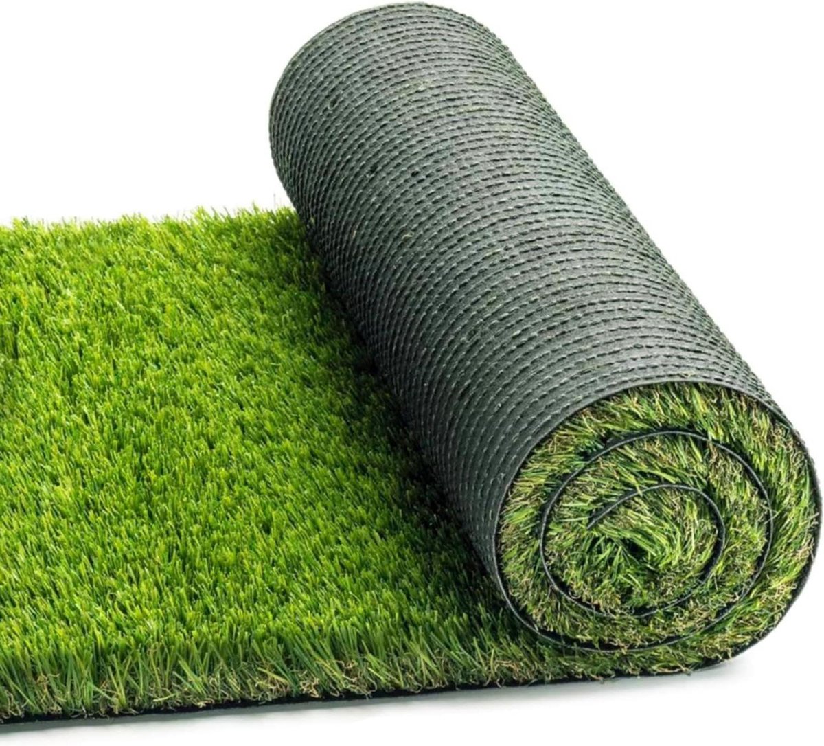 Kunstgras Gazon - Siergras Tapijt - Tuin Terras Decoratie - 40 mm Drainage - 2 x 1 m - Gras Groen