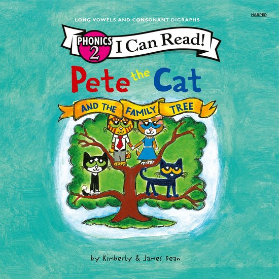 Pete the Cat and the Family Tree (I Can Read Phonics) - cover