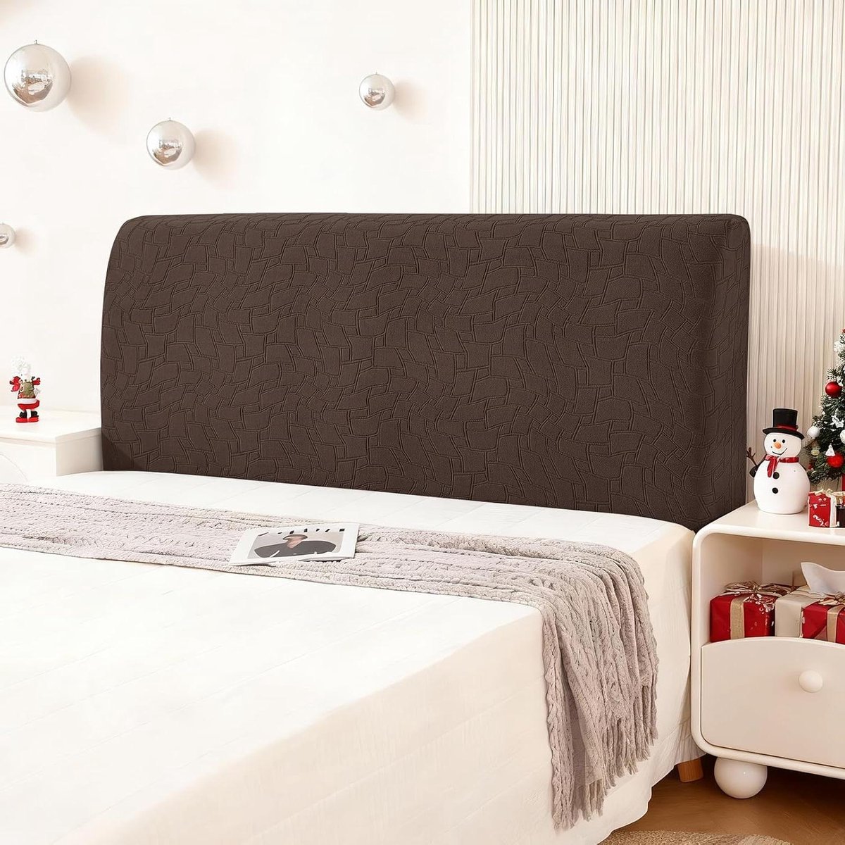 Hoes Voor Hoofdbord - Hoofdbordbekleding Bed - Bescherming Hoofdbord - Stretch All-Inclusi