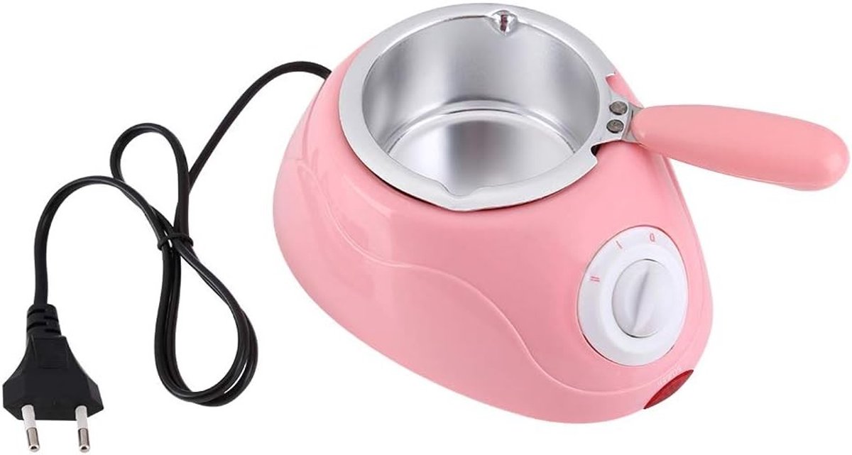 Mini Chocolade Smeltpot voor het Smelten van Chocolade en Snoep - Compact en Gebruiksvriendelijk (Roze, 12)
