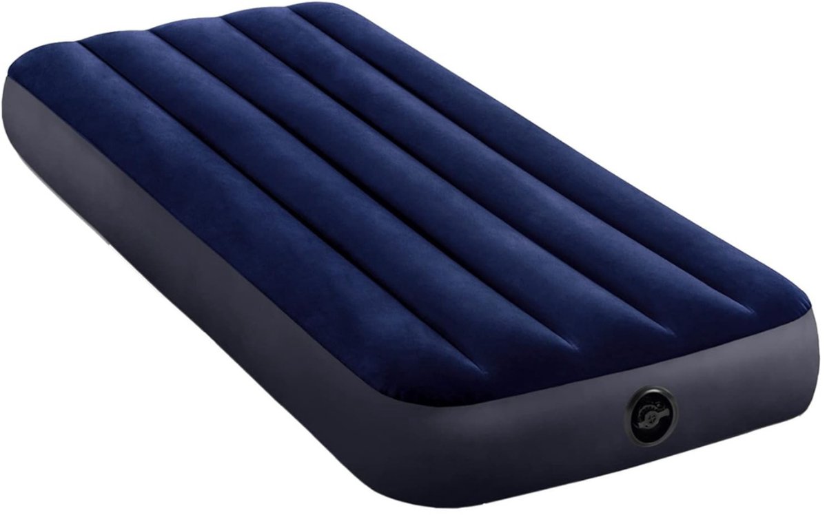 Camping Matras - Opvouwbaar Matras - Vouwmatras - Camping Matje - Slaapmat - Logeer Matras - Luchtmatras - Kampeer Matras - Camping Bedje - PVC - Tot 136 kg - 191 x 76 x 25 cm - Blauw - van Imperatoris