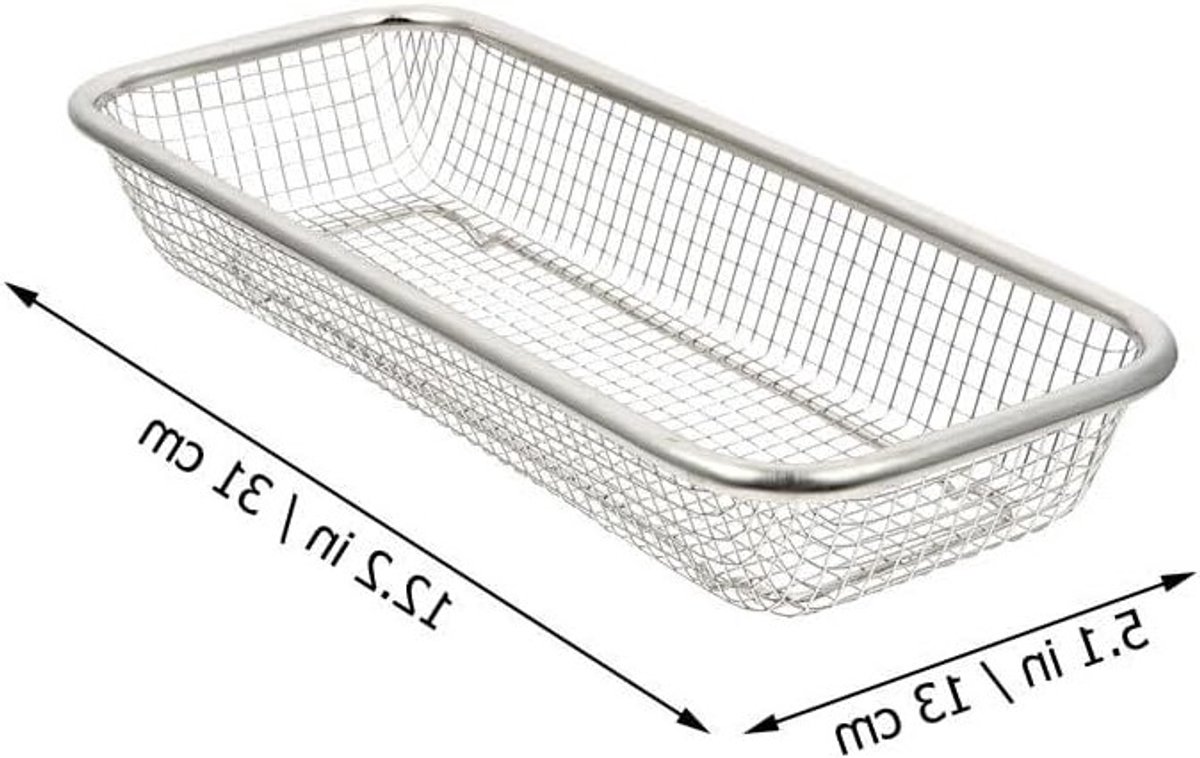 2 x Afwasmanden van RVS, Organizer voor Keukenaccessoires, Bestekhouder en Droogrek