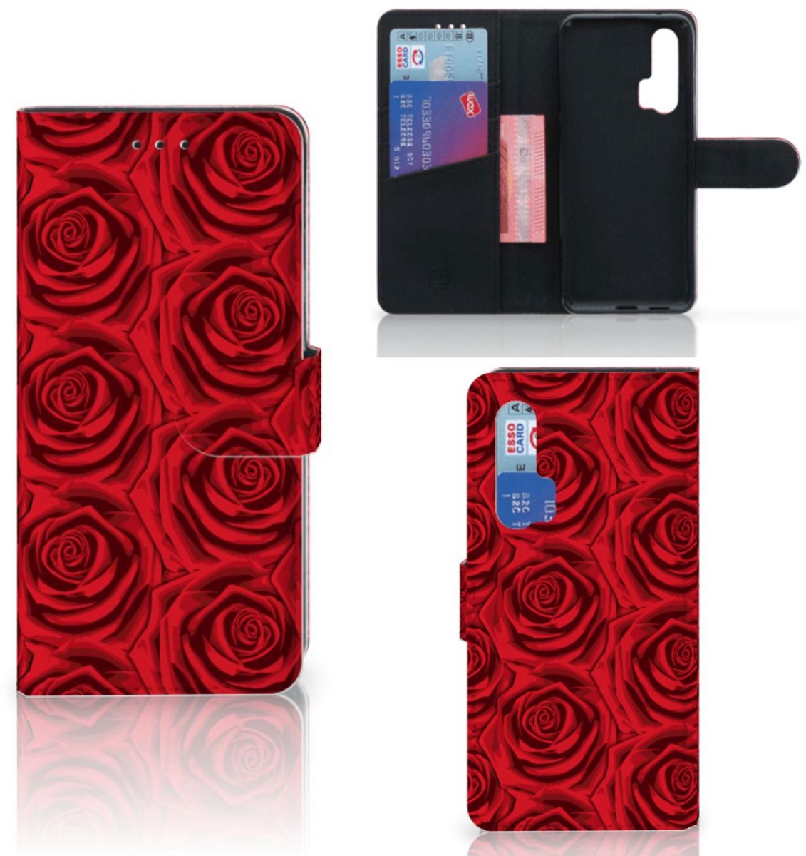 Honor 20 Pro Hoesje Red Roses