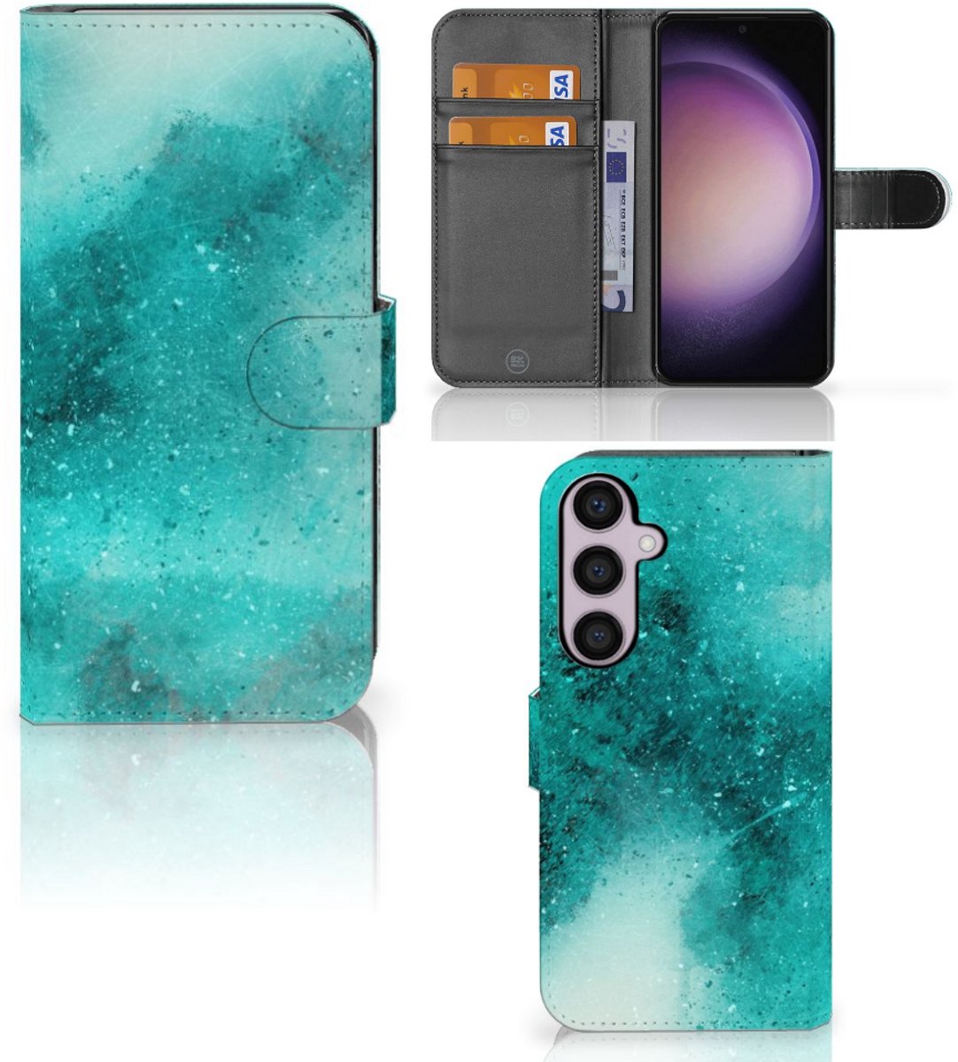 Hoesje Samsung Galaxy S24 Plus Painting Blue