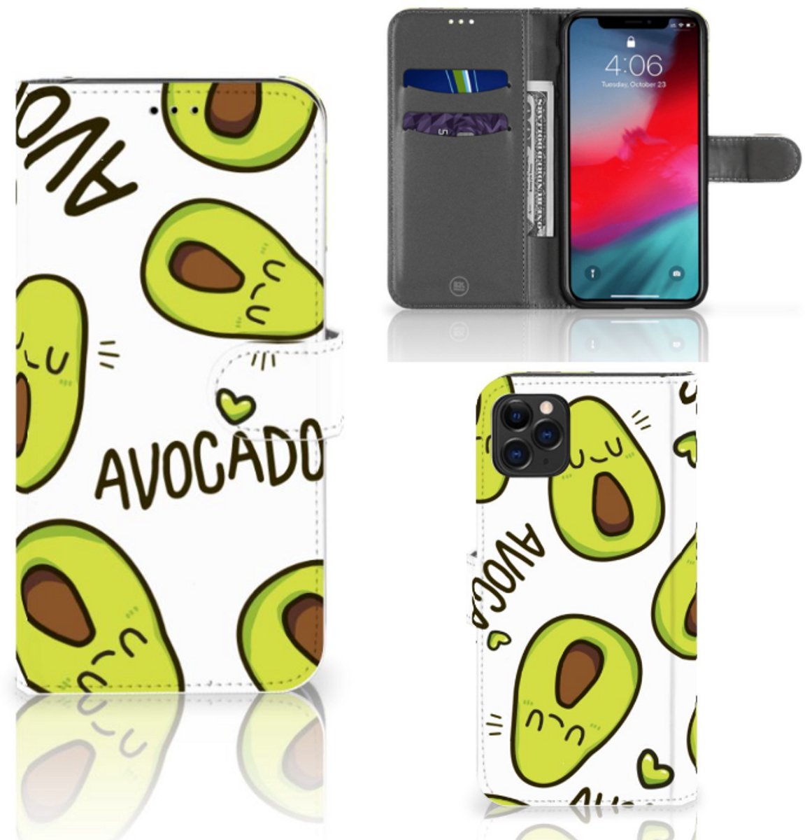 Apple iPhone 11 Pro Max Leuk Hoesje Avocado Singing