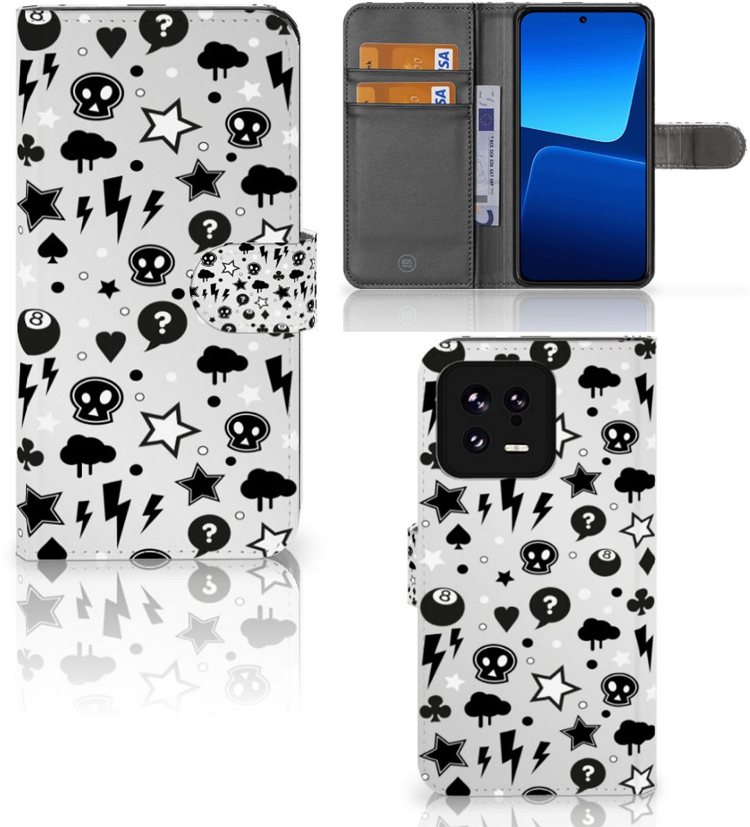 Telefoonhoesje met Naam Xiaomi 13 Silver Punk