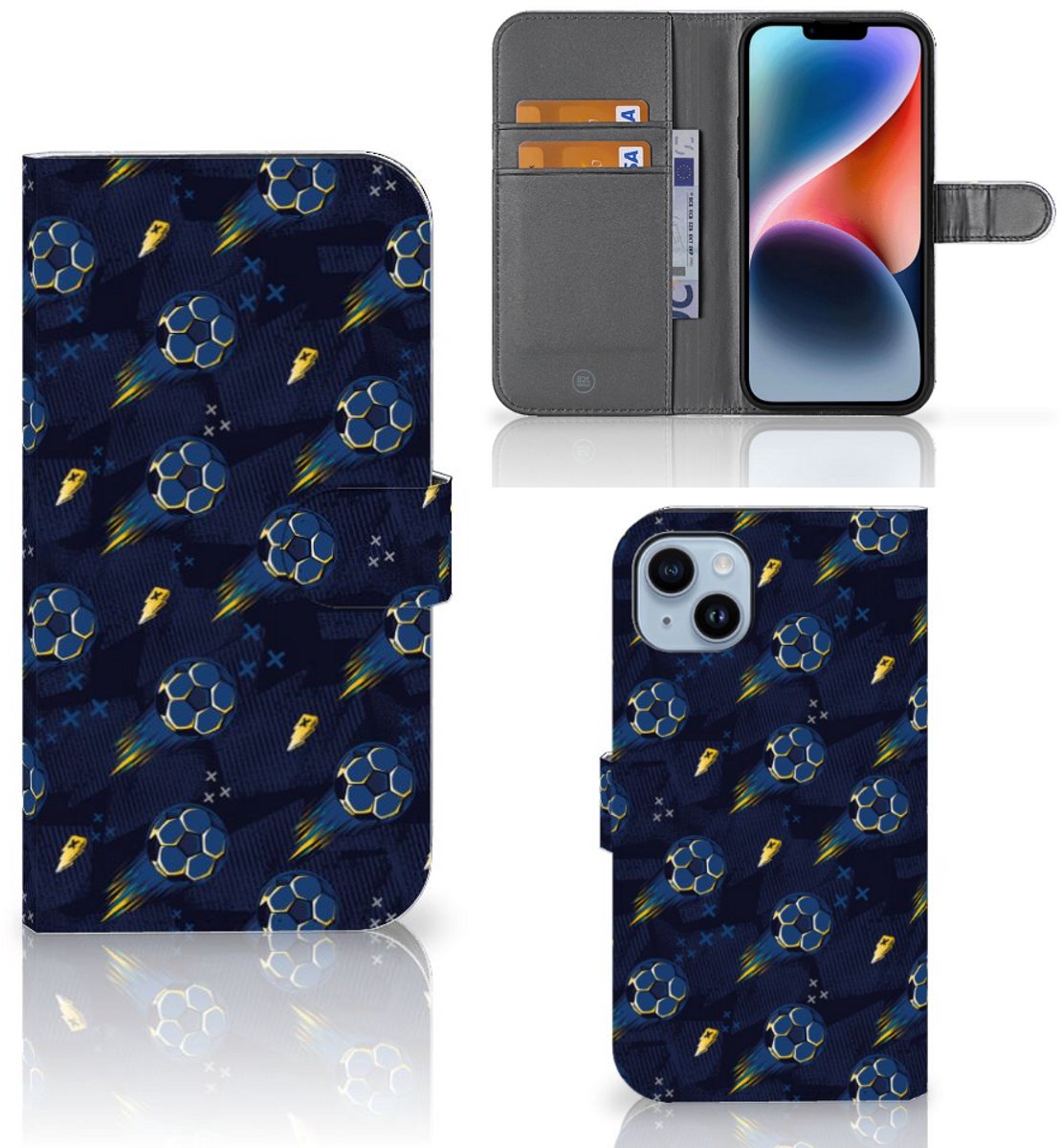 Telefoon Hoesje voor iPhone 15 Plus Voetbal