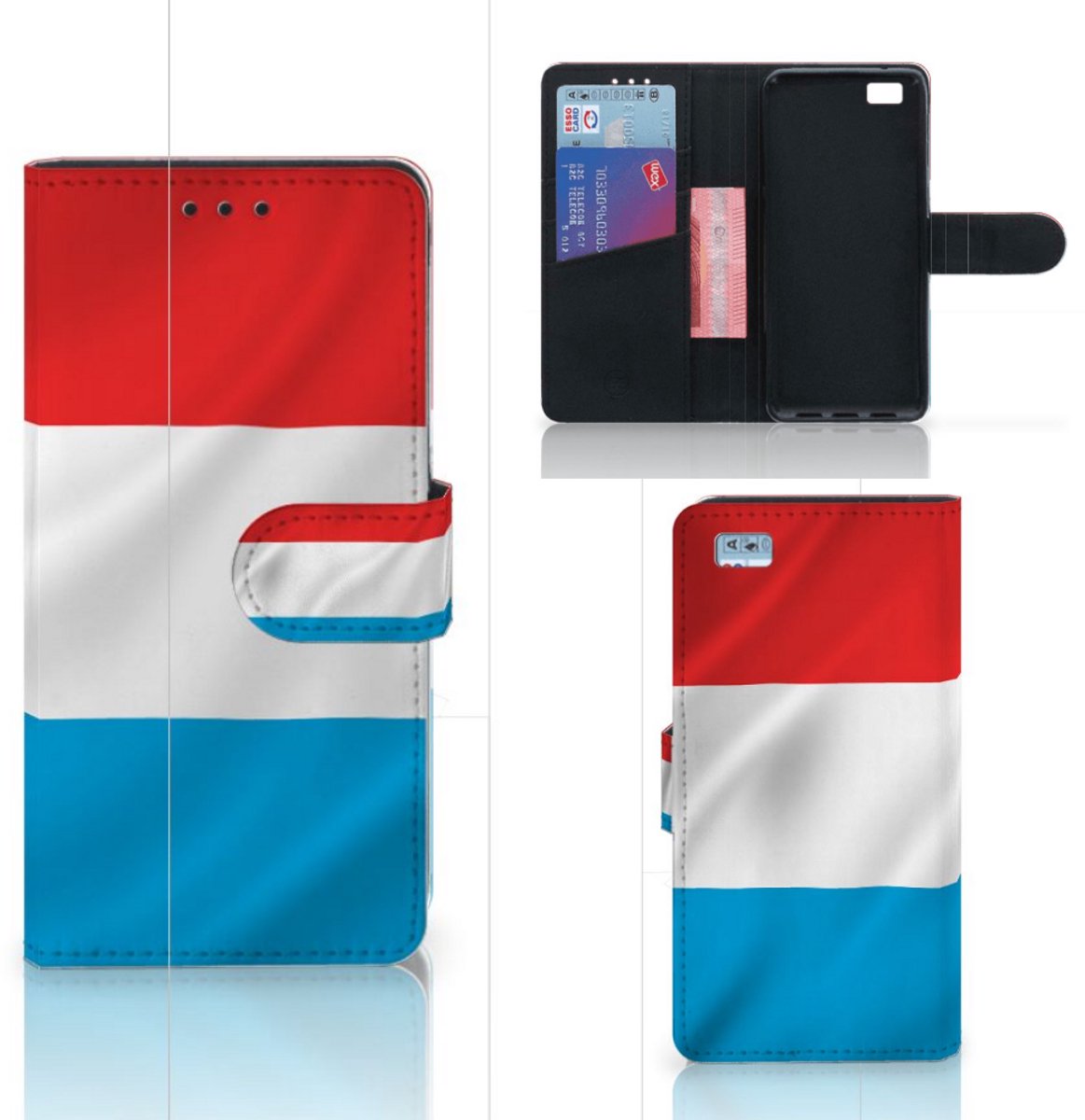 Huawei Ascend P8 Lite Bookstyle Case Luxemburg