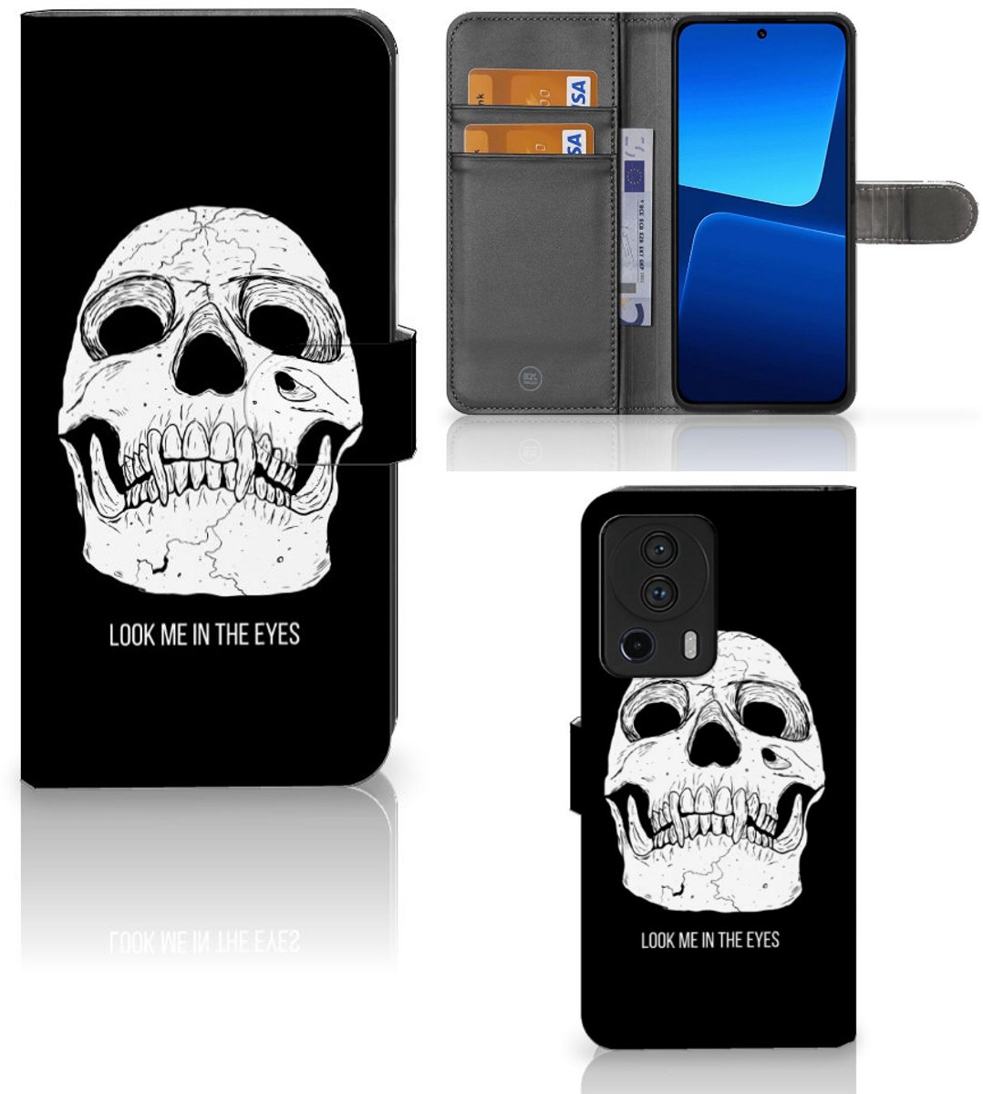 Telefoonhoesje met Naam Xiaomi 13 Lite Skull Eyes