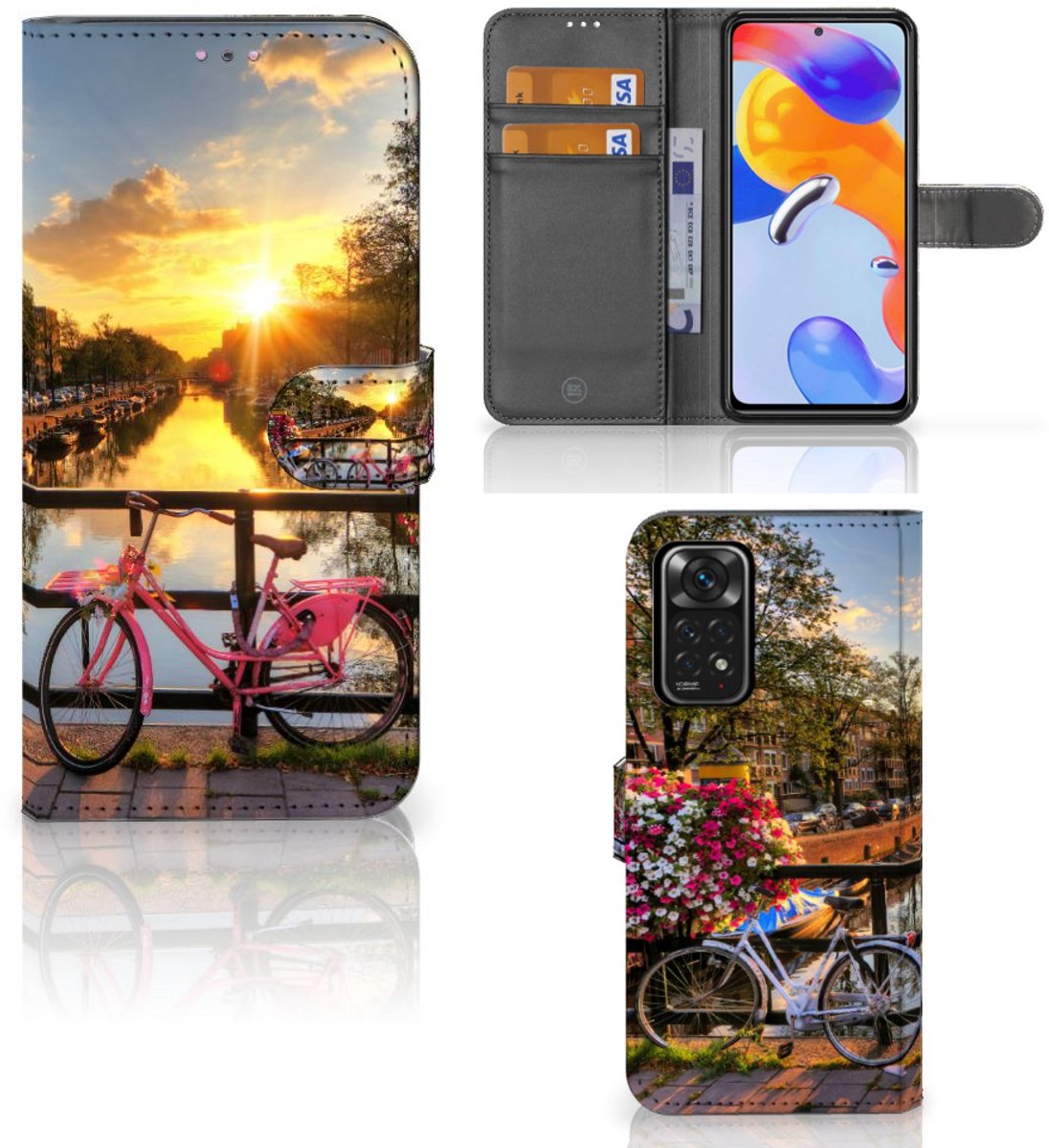 Xiaomi Redmi Note 11 Pro 5G/4G Flip Cover Amsterdamse Grachten