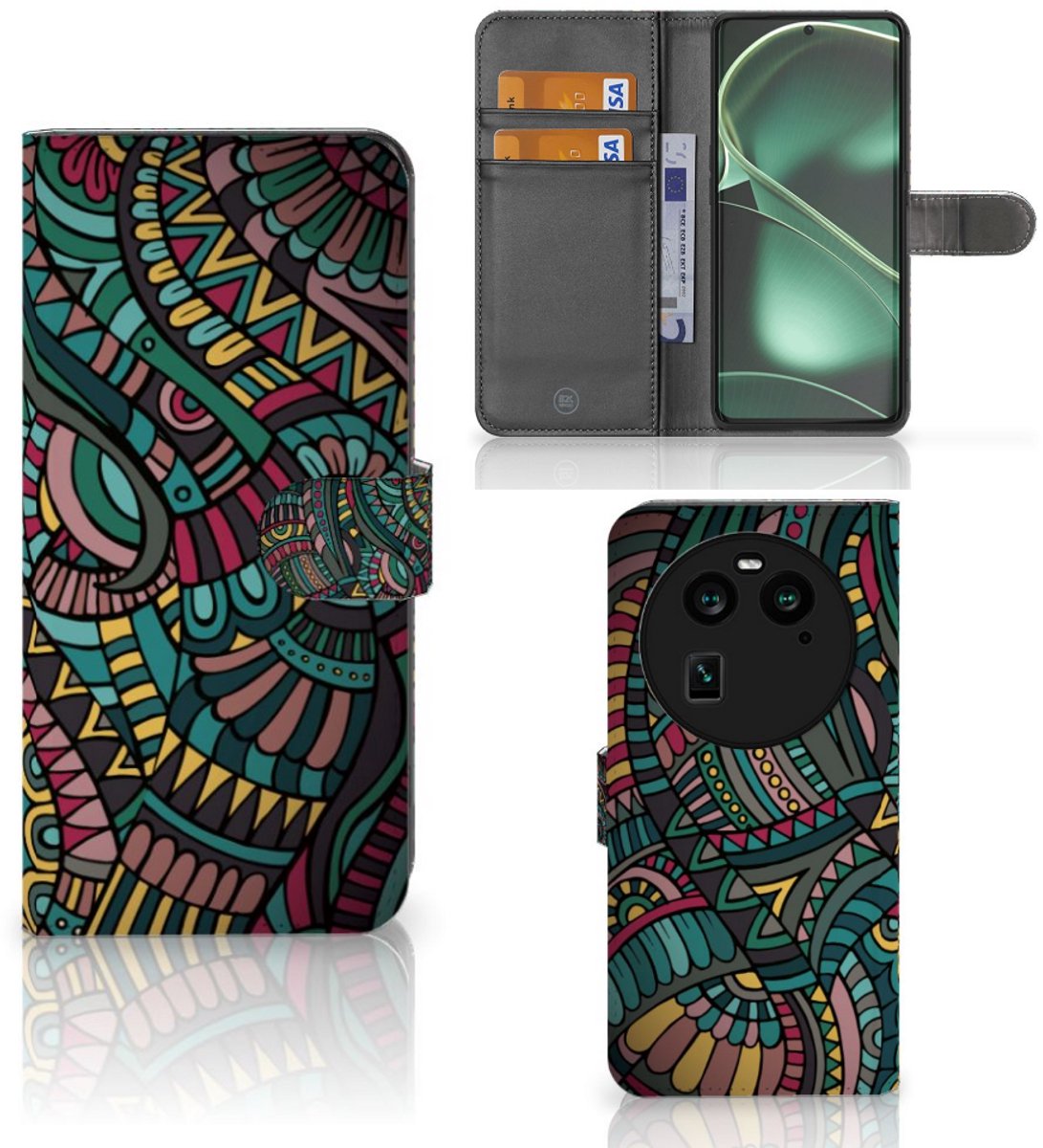 OPPO Find X6 Telefoon Hoesje Aztec