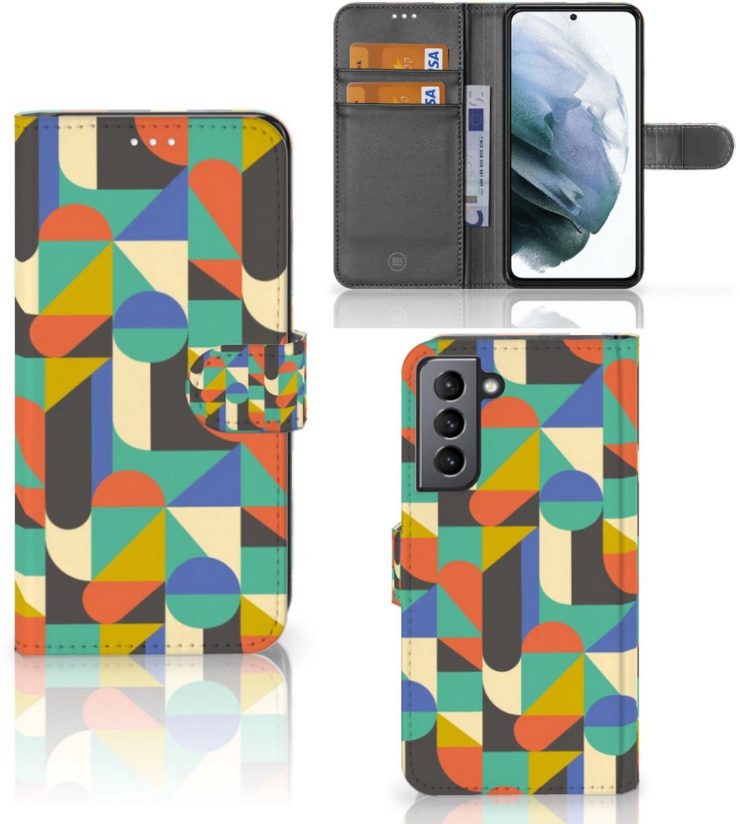Samsung Galaxy S21 FE Telefoon Hoesje Funky Retro