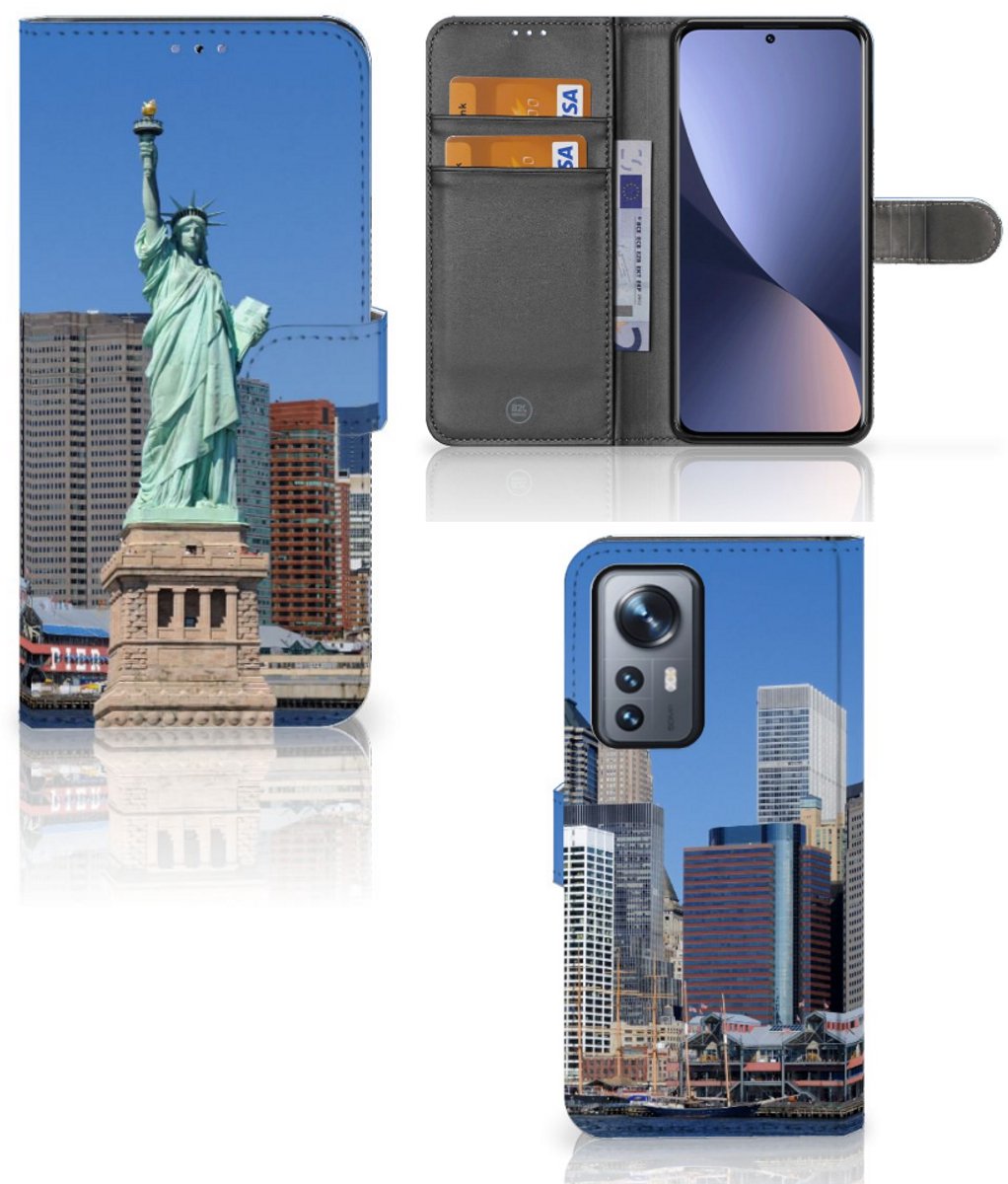 Xiaomi 12 Pro Flip Cover Vrijheidsbeeld