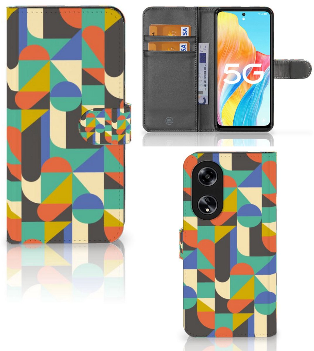 OPPO Reno8 T 5G Telefoon Hoesje Funky Retro