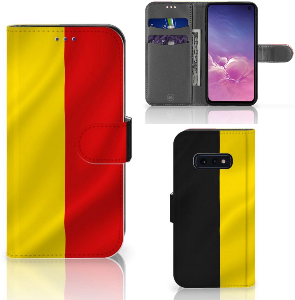 Samsung Galaxy S10e Bookstyle Case Belgische Vlag