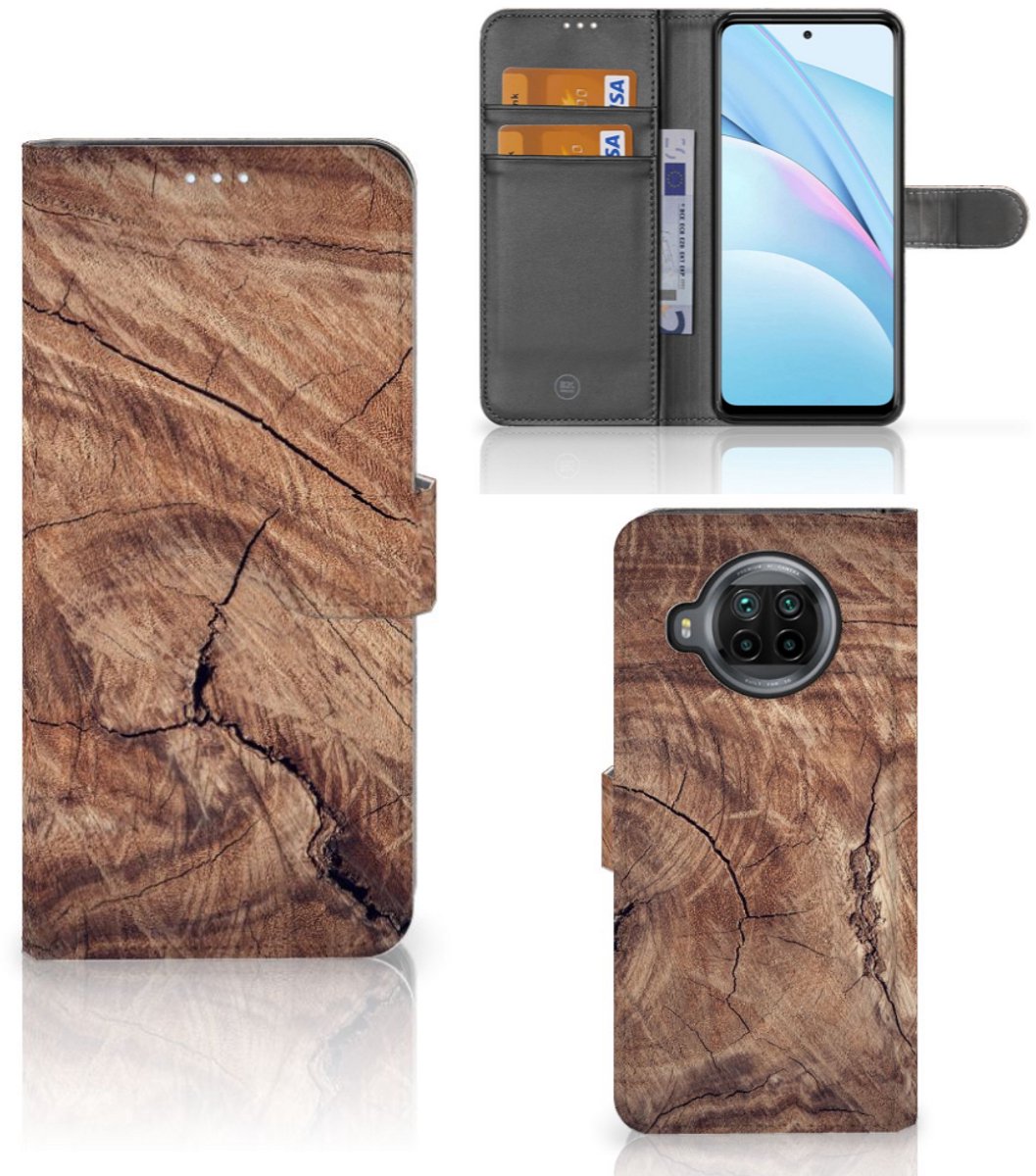 Xiaomi Mi 10T Lite Book Style Case Tree Trunk