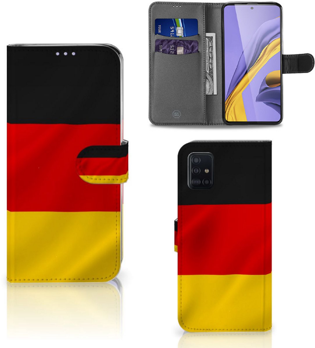 Samsung Galaxy A51 Bookstyle Case Duitsland