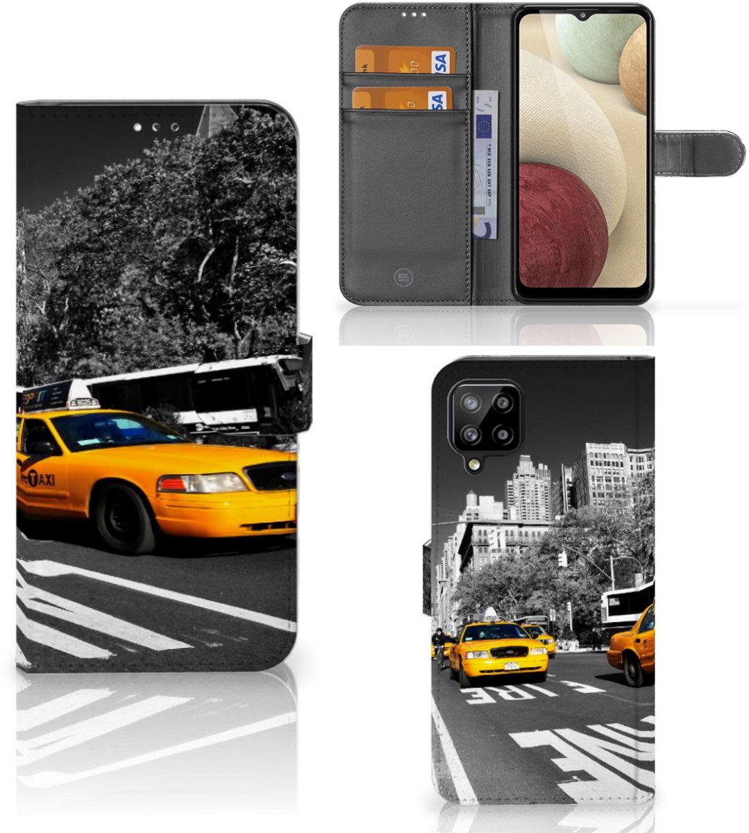 Samsung Galaxy A12 Flip Cover New York Taxi