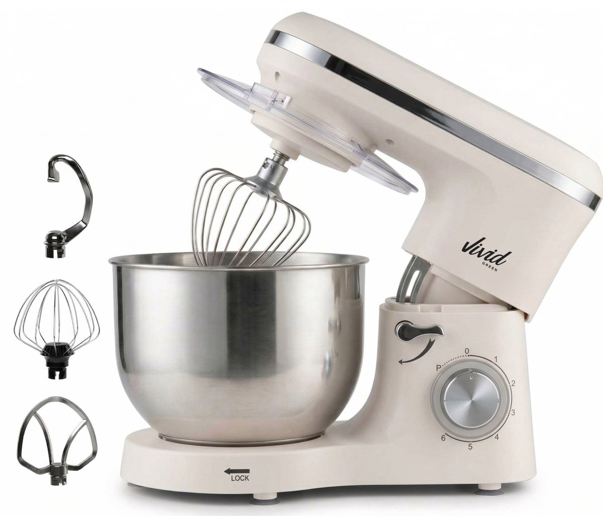 Keukenmachine 2000W - Keukenrobot - Foodprocessor - Keukenmixer met RVS