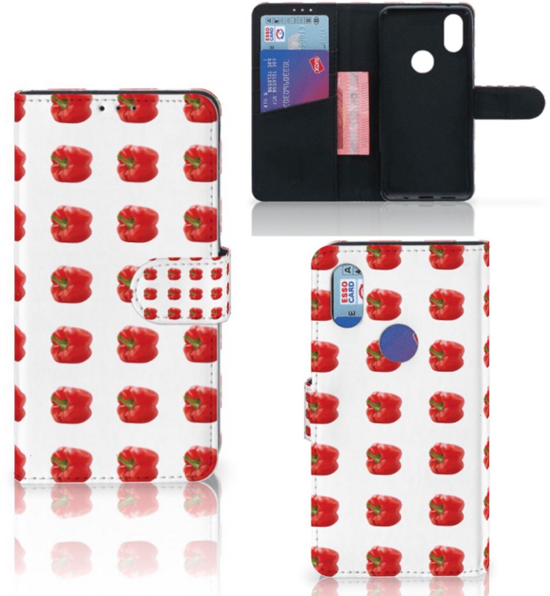 Xiaomi Mi Mix 2s Book Cover Paprika Red