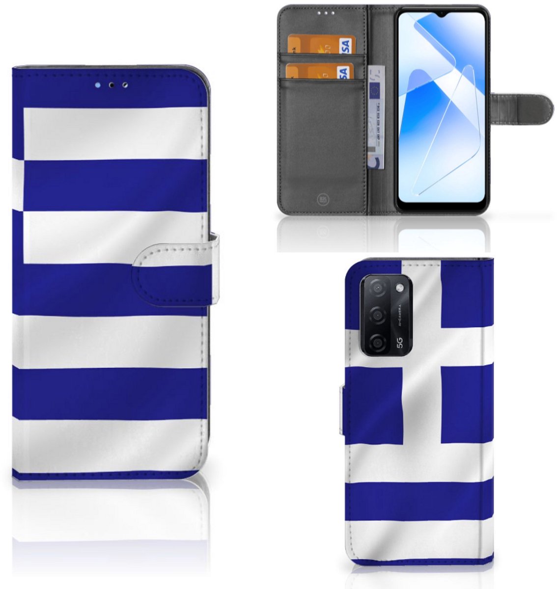 OPPO A16/A16s/A54s Bookstyle Case Griekenland
