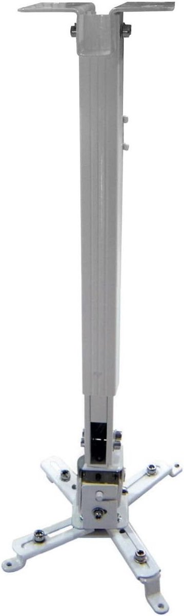 Plafondbeugel Beamer - Projectorbeugel - Thuisbioscoop - Verstelbare Afstand - 43-65cm - Wit