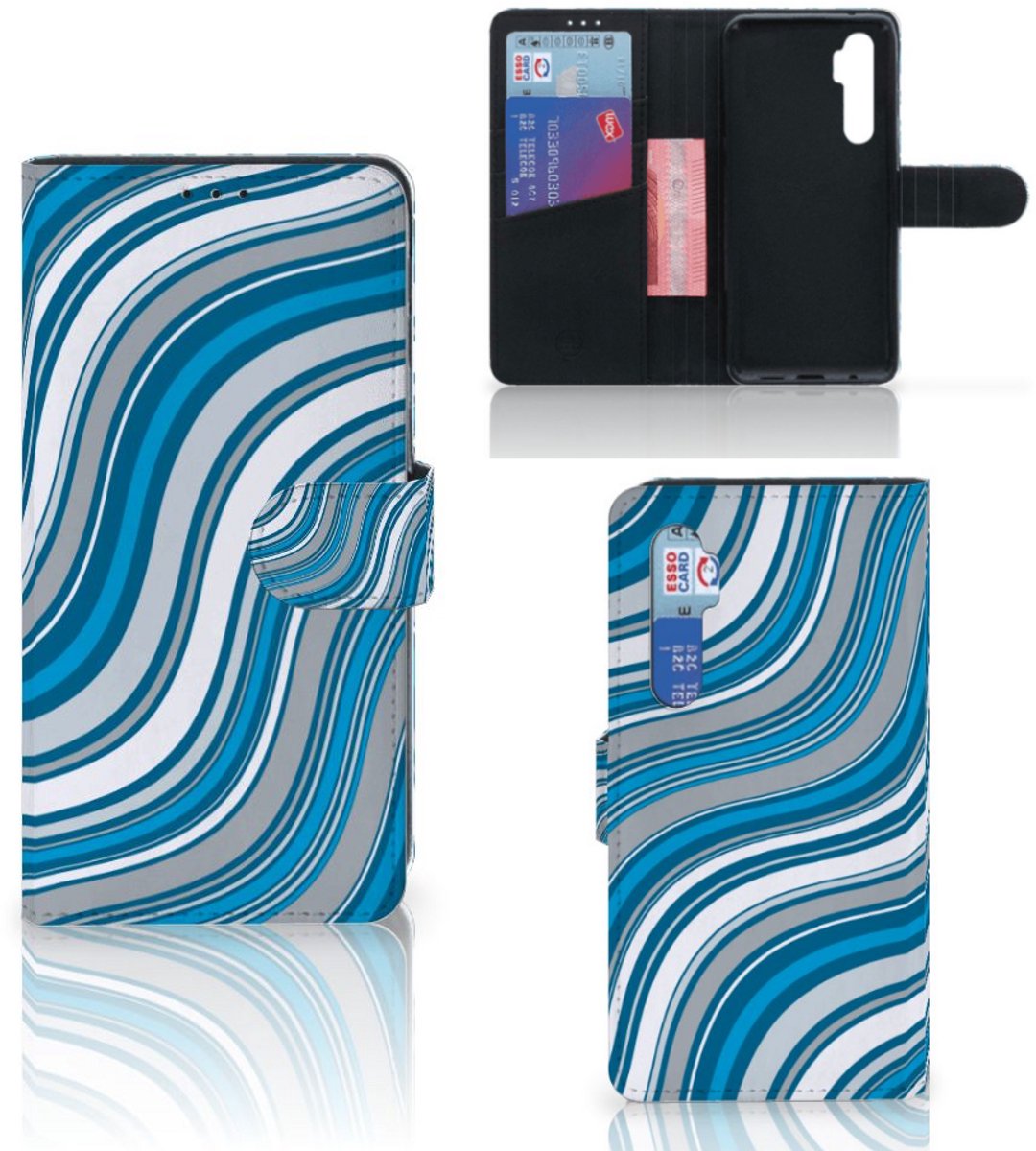 Xiaomi Mi Note 10 Lite Telefoon Hoesje Waves Blue
