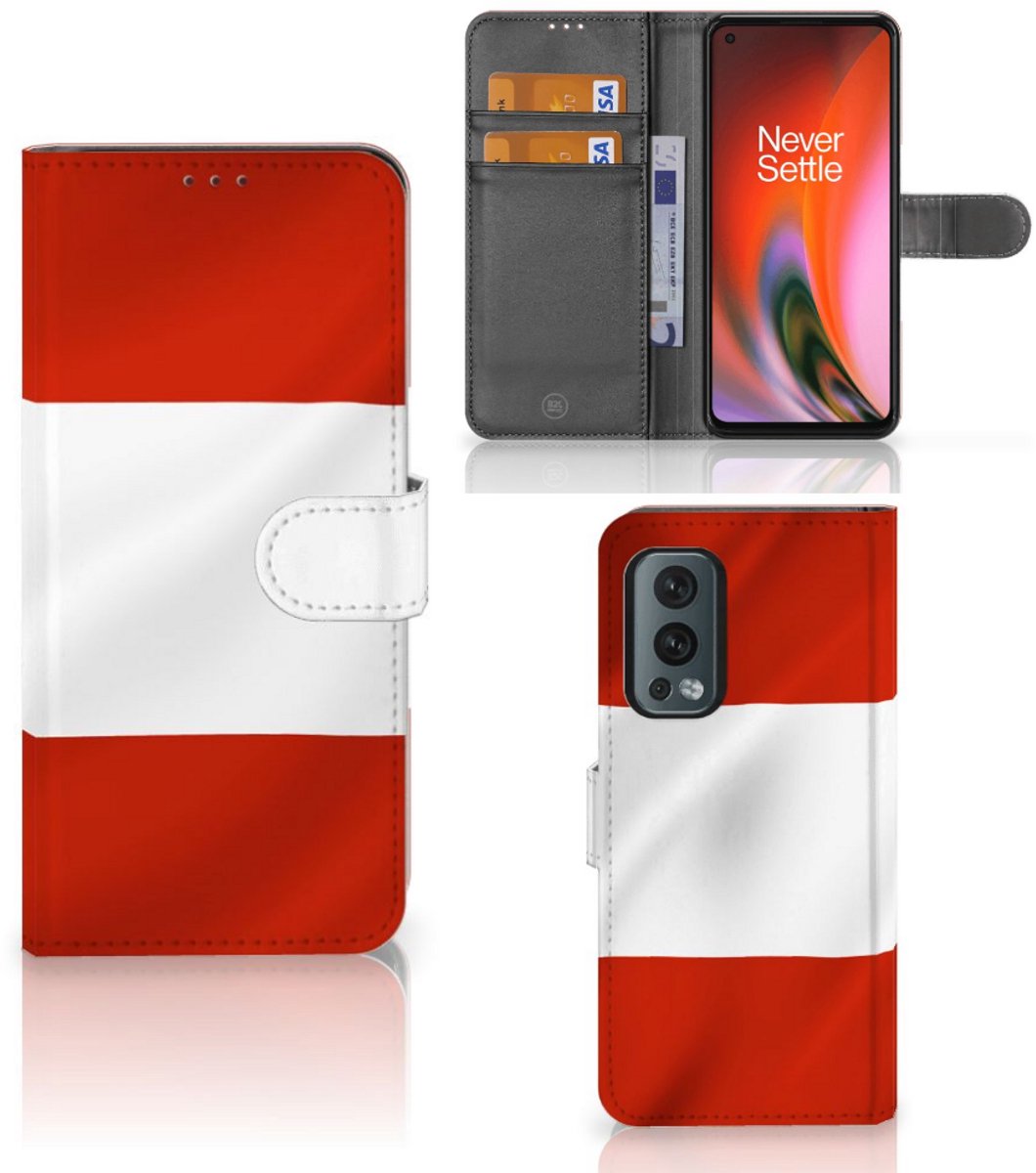 OnePlus Nord 2 5G Bookstyle Case Oostenrijk