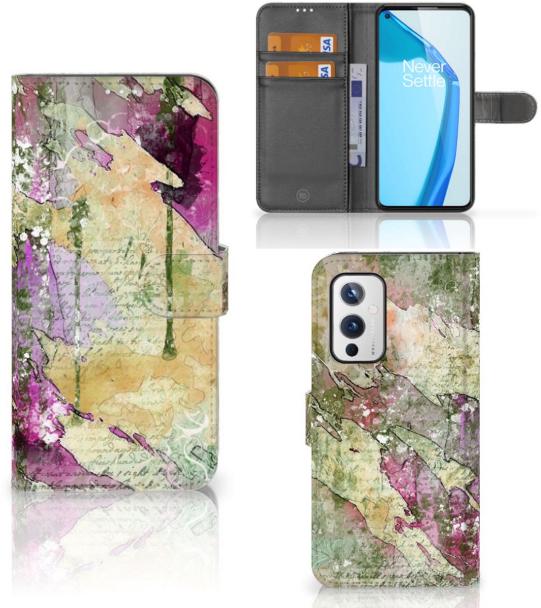Hoesje OnePlus 9 Letter Painting