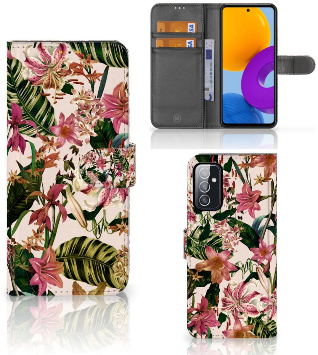 Samsung Galaxy M52 Hoesje Flowers