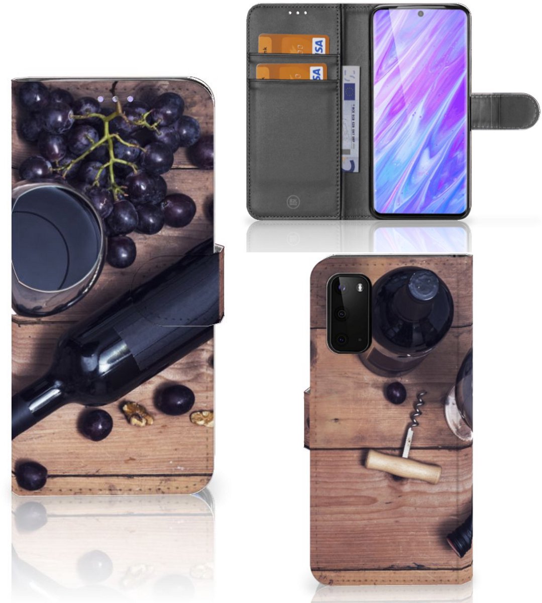 Samsung Galaxy S20 Book Cover Wijn