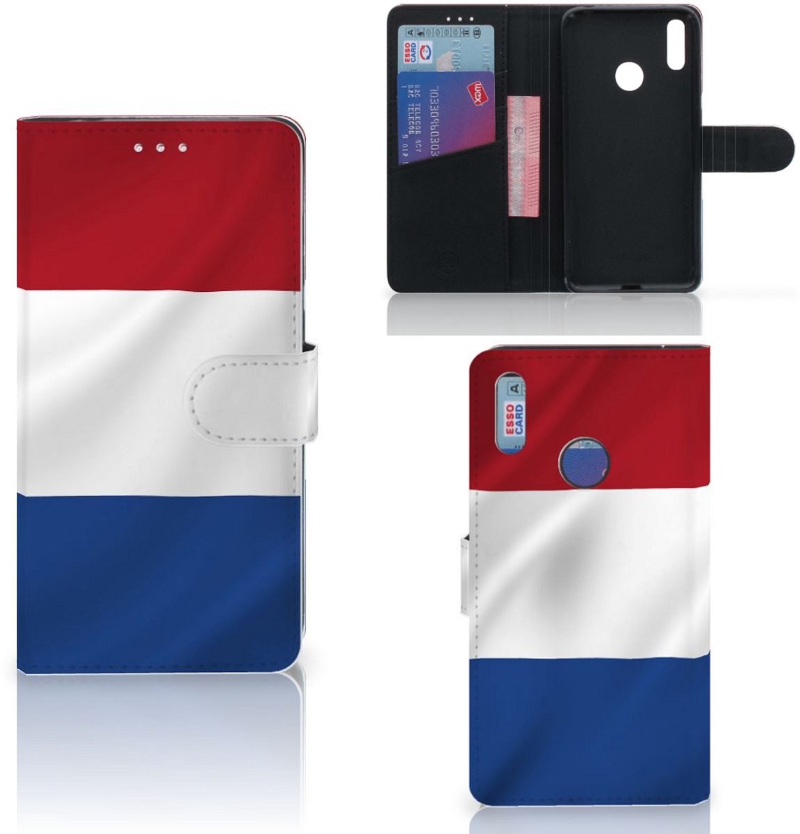Huawei Y7 (2019) Bookstyle Case Nederlandse Vlag