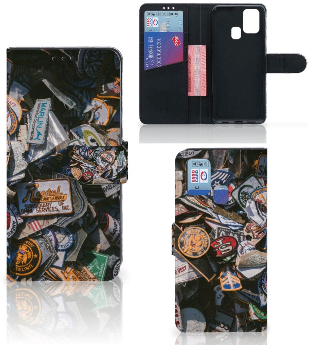 Samsung Galaxy M31 Telefoonhoesje met foto Badges