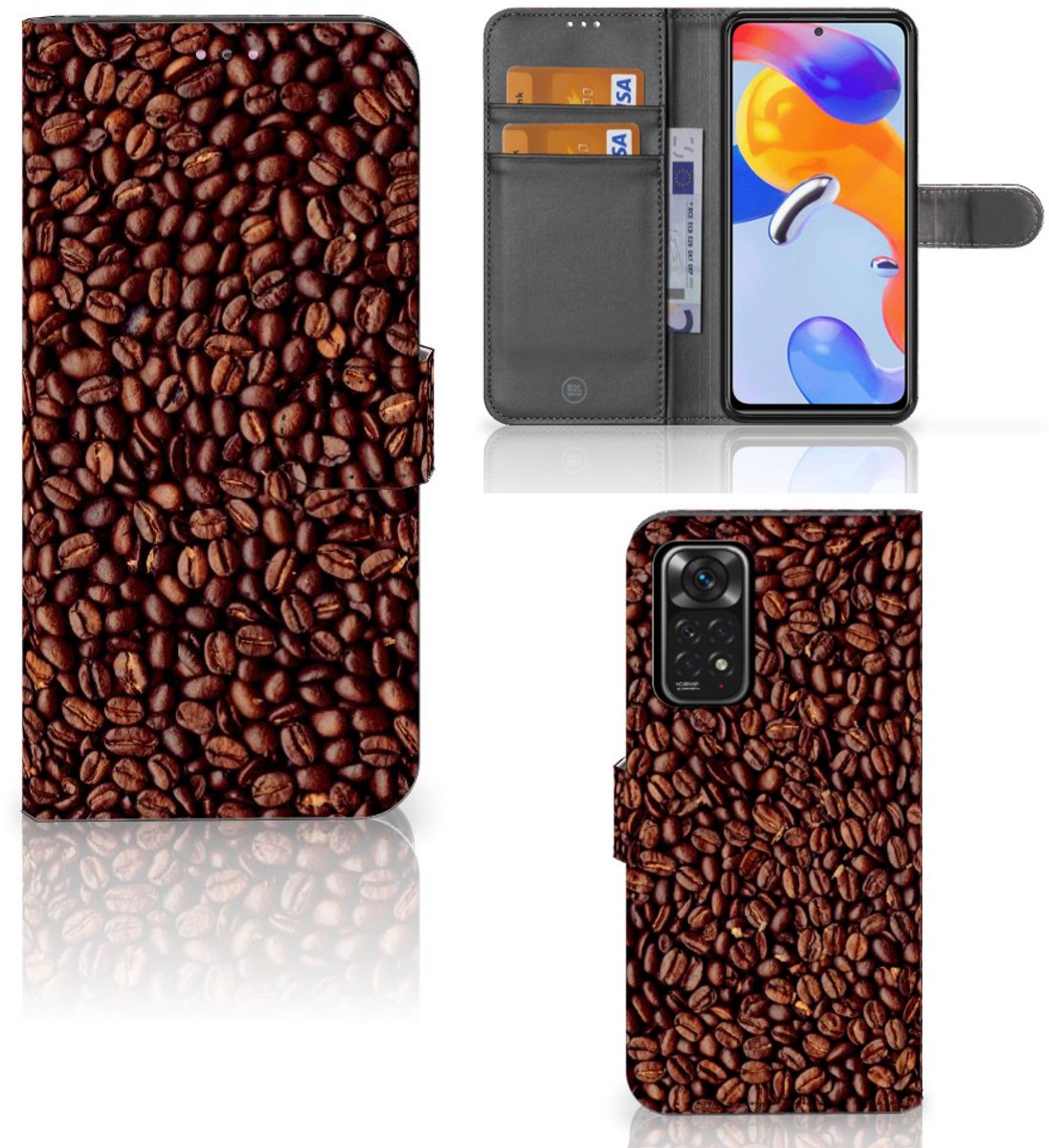 Xiaomi Redmi Note 11 Pro 5G/4G Book Cover Koffiebonen