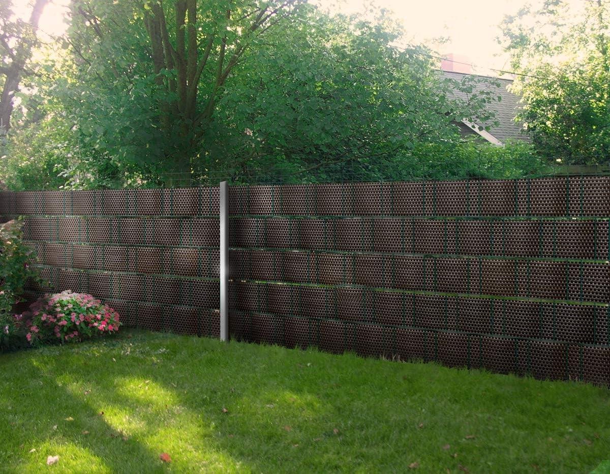 Rol Hek Folie - Privacy Mat Balkon - Inkijk Beschermen - UV & Weerbestendig - 255x19cm - A